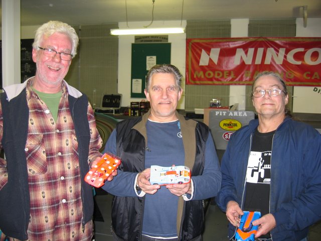 Podium Faces - Left to Right<br />Mark Fox 2nd, Dale Anderson 1st and Stoo Amos 3rd.