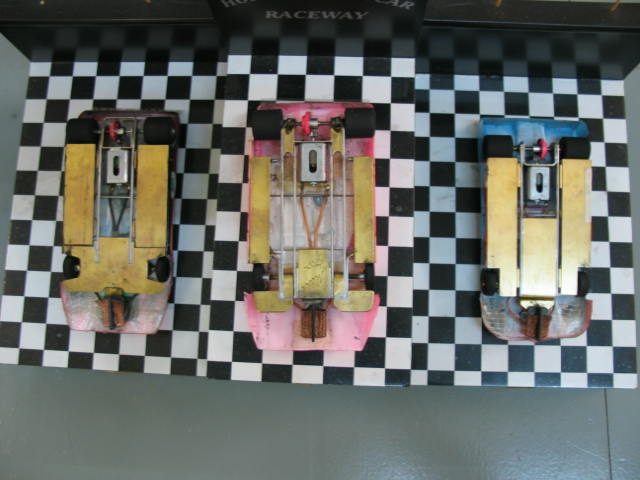 The Winning Chassis.<br />James' Trusty Warmack, Fox's Original 'Reference' Chassis and Dale's Reliable R-Geo.