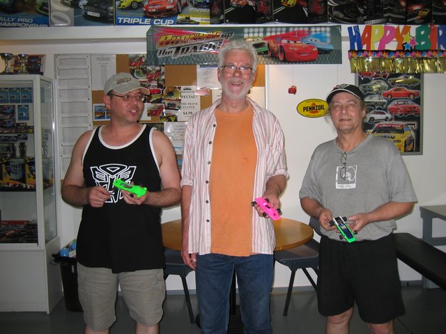 Fi Winners L-R:-<br />Troy Boldy 2nd , Mark Fox 1st and Stoo Amos 3rd.