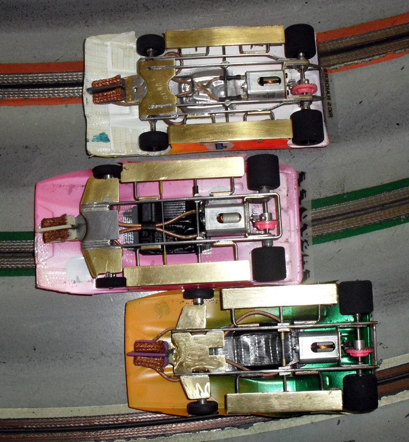 Top to Bottom Podium Chassis;<br />Darryl, Mark and Brad