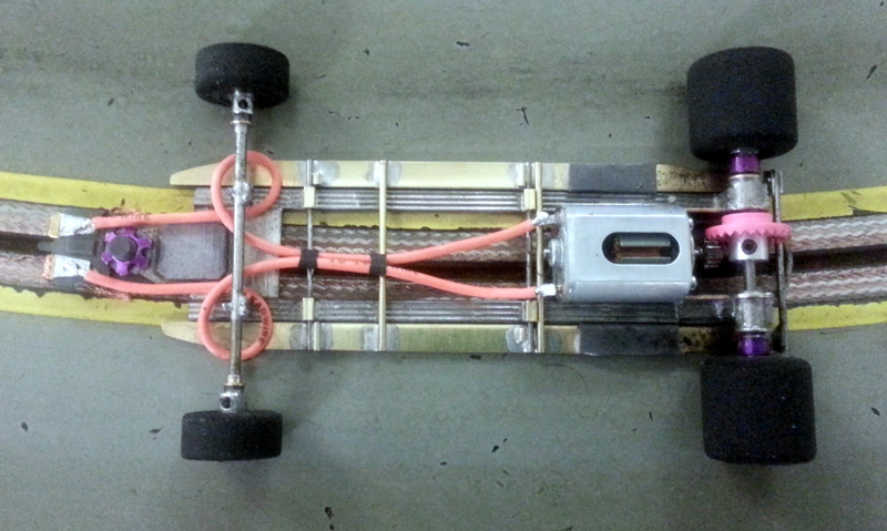 Cody's Winning F1 Chassis, built by Tommy Flythe