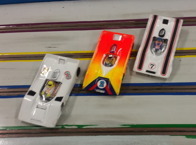 Retro Podium placed cars L to R;<br />1st Troy, 2nd Darryl & 3rd Casey