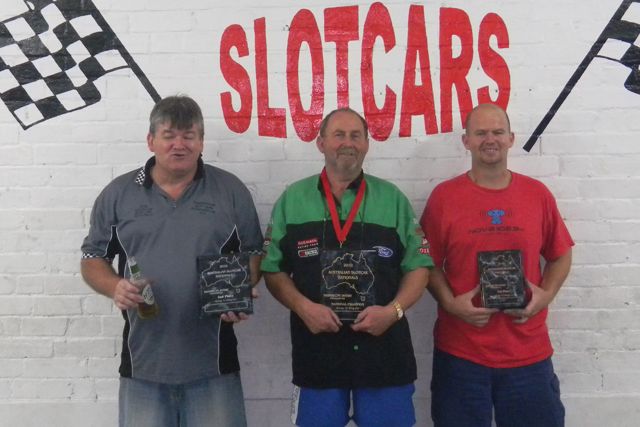 GP12 Wing Podium - QLD Mick, Russell Gale, Mudd