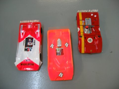 CanAm podium Cars.<br />Troy's, Wayne's and Dale's.