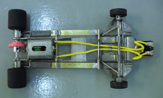 Topside of Wayne's F1 chassis