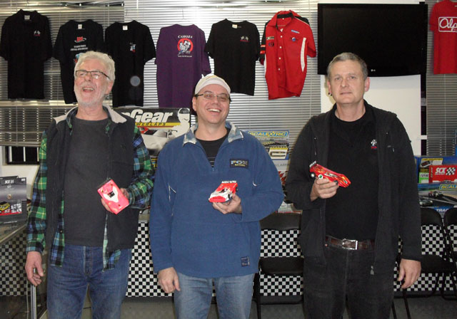 Happy canAm Winners;<br />Mark Fox, Troy Boldy and James Colfax.