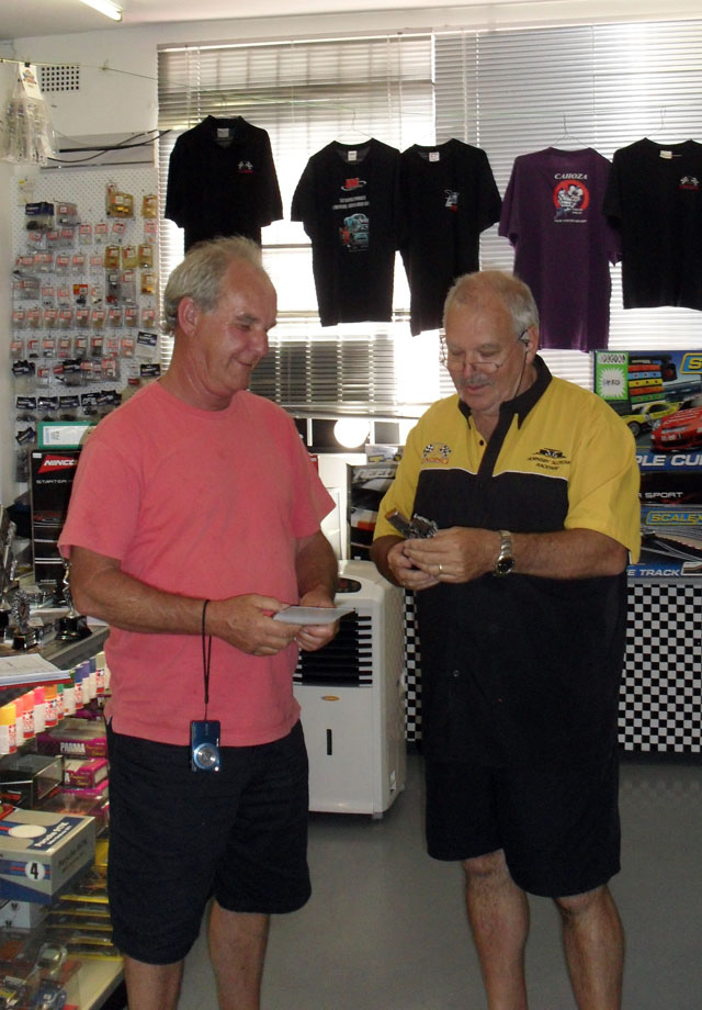 Jimmy Patterson accepting his trophy and prizes for 3rd