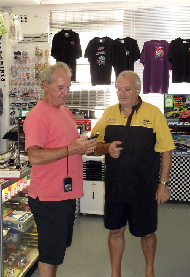 Jimmy accepting His Trophy for His Concours entry.