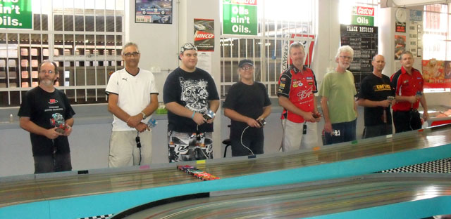 The Drivers for the Retro ADC Final;<br />Geoff, John, Jake, Stoo, Jacco, Mark, Charles and James