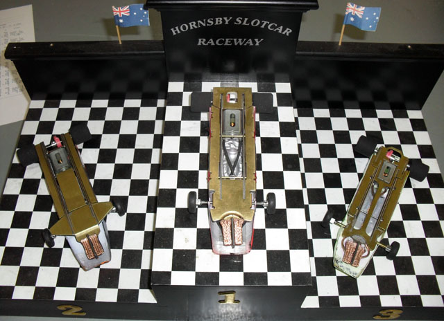 The Winning F1 chassis;<br />Stoo's, Rob's and Chrales'