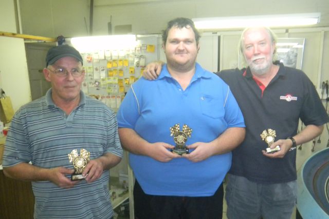 Super 16D GTP Podium - Evor, Roundy, Bill